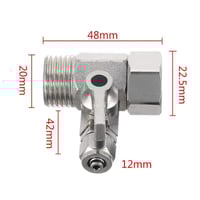 قسام جهاز تحلية 1/2 بوصة مع محبس كروم
