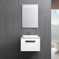 مغسلة ديكور خشب أبيض | متوفر بمقاسات متعددة