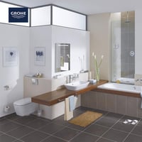 وجه سيفون ضغطتين مربع GR-38732 | جروهي GRHOE