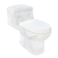 كرسي افرنجي صدف ابيض رخامي 25CM بورسلينا