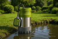 غطاس 1 حصان فيبر ستيل بقوة ضح 30 متر | فاش FSAH