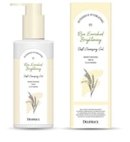 جل رغوة التنظيف الناعم الغني بالارز للاشراق والترط...