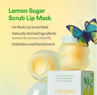 توكوبو قناع مقشر للشفاه بالليمون والسكر - 20 مل