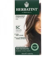 هيرباتنت جل صبغة دائم لتلوين الشعر كستنائي رمادي ف...