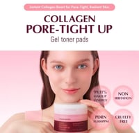مناديل تونر لشد المسام بالكولاجين Collagen Pore-Ti...