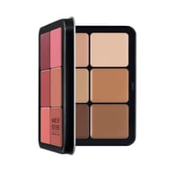 مجموعة بلاشر احمر خدود و كنتور محدد وجه كريمي التر...