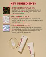 كريم بمستخلص الحلزون و الأرز 93% من سيكريت سيول 10...