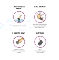 قفاز مزيل المكياج بالماء من ديليت ميك اب