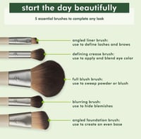 مجموعة فرش للعيون والوجه ستارت ذا داي بيوتفولي من...
