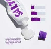 معجون أسنان تبييض طبيعي من سالترين ، 80 جرام