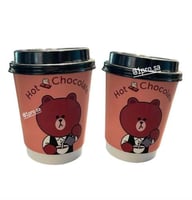 اكواب مع اضافه الاسم 12كوب