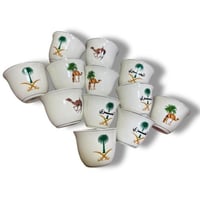 الطباعة على 12 فنجال حسب طلبك