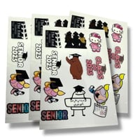 استيكرات طباعه حراريه ثيم التخرج 2025