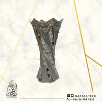 مبخرة خزف حجم كبير لون فضي