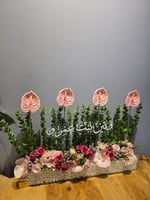 مجسم اكريلك ورد صناعي رقم المنتج AAQ0352