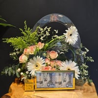 مجسم اكريلك ورد طبيعي as56