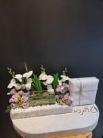 بوكس مهر ورد صناعي مع الكتابة رقم المنتج A3341