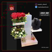 مجسم اكريلك بالورد 1126