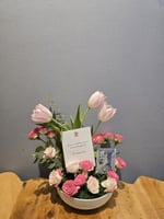 فازة ورد طبيعي - رقم المنتج AAQ04295