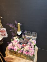 اكريلك بالورد شامل الكيكة والمشروب 073