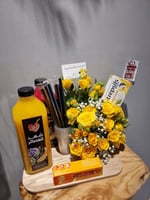 تنسيق عصير بالورد