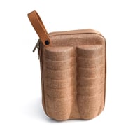 جراب 12 استكانة لون خشبي