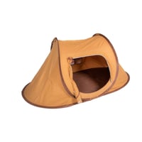 خيمة 2.5*1.5 متر لون رملي قماش تنزاني مبطن