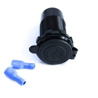 ثلاثة منافذ شحن سريع QC3.0 USB ، شكل دائري