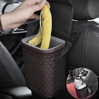 سلة بغطاء تعلق خلف الكرسي