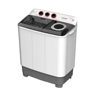 غسالة دايو حوضين 8 كيلو أبيض DW-W0871WH