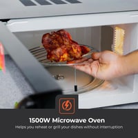 جيباس فرن ميكرويف 45 لتر 1500 واط ديجيتال ، اسود G...