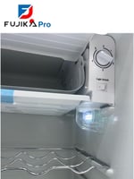 ثلاجة فوجيكا برو باب زجاج 3 قدم اسود FJ-301