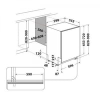غسالة صحون ارستون بلت ان 6 برامج 14 طبق LIC3C26C60...