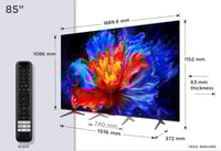 شاشة تي سي ال ، 98 بوصة، كيو ليد ، 98P8K