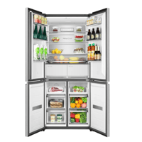 P620CDX ثلاجة تي سي ال 16.8 قدم دولابي فضي