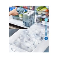 ثلاجة هيتاشي 18,1 قدم 4 ابواب زجاجي اسود لامع R-WB...