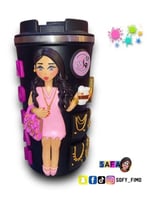 مصممة مجوهرات كوب حافظ للحرارة