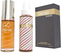 مجموعة جيني مسك بخاخ طبيعي روز فانيلا 90 (عطر65 مل...