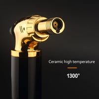 ولاعة شعلة فخمة واحترافية مع قفل أمان ولهب قابل لإ...