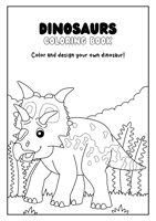 كتاب لون مع الديناصورات