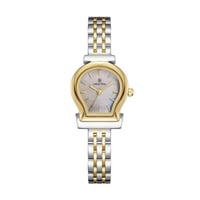 ساعة نسائية أقنر بلونين ميناء أبيض