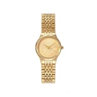 ساعة نسائية جنية سعودي باللون الذهبي