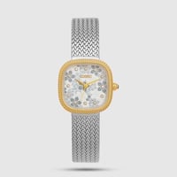 ساعة كومو النسائية ذهبي مدمج