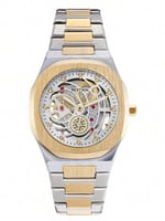 ساعة رجالية معدن باللونين ذهبي وفضي BESTWIN