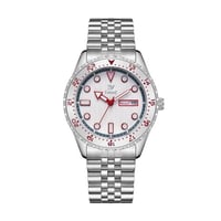 ساعة رجالية من لافيتور بأطار أحمر