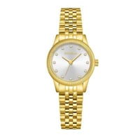 ساعة نسائية ذهبية بروشا