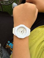 ساعة أطفال كوارتيز أبيض