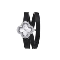 ساعة نسائية FAN لف فضي