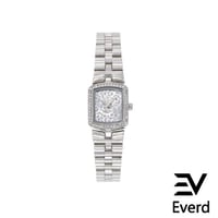 ساعة نسائية سوار عريض فضي