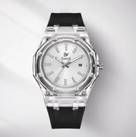 ساعة شفافة يونيسكس